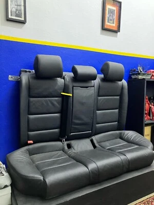 SEDILI IN PELLE NERO AUDI A3 MK2 8P 8PA 8P1 (2003 - 2008) - Imagen 1 de 4