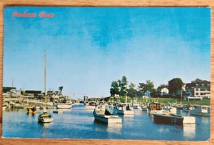 Boats at Perkins Cove Ogunquit Maine ME Postcard PC 1966 Tichnor Brothers - Picture 1 of 1