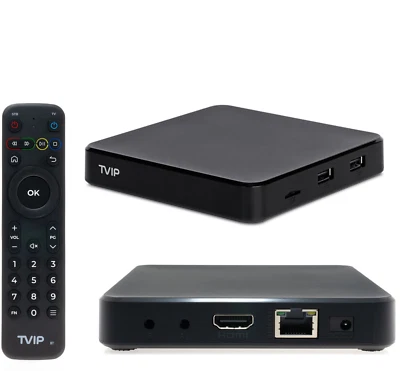 TVIP S-Box v. 605 se 4K HEVC HD Multimedia Stalker Streamer Android 6.0 WLAN - Bild 1 von 4