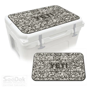 SeaDek Pad Top fits YETI Tundra Cooler - Marine EVA Mat - SC/DG - YETI Teak - Picture 1 of 6