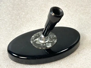 Vintage Oval EVERSHARP Füllfederhalter Ständer Gewichtet 4 7/8" x 2-7/8" - Bild 1 von 3
