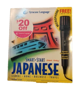 Vintage Computing Smart Start Learn Japanese - Syracuse Language - Microphone! - Picture 1 of 5