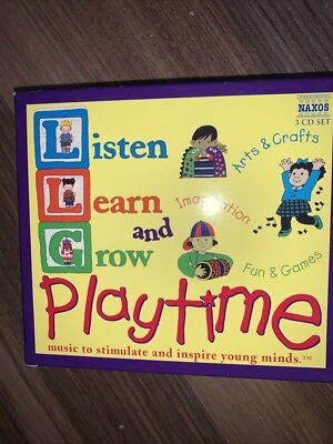 Listen and learn and grow playtime three CD set classical Foto 1 de 4