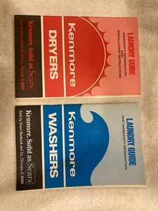 Vintage Sears Kenmore Automatic Washer and Dryer Installation Manuals - Picture 1 of 4