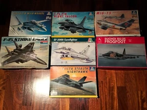 1/72 LOTTO 1: 7 AEREI DA GUERRA MODERNI - MONOGRAM, HOBBYCRAFT, ITALERI ECT.. - Foto 1 di 1