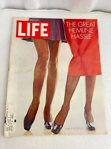 Vintage Life Magazine 1970 March 13 The Great Hemline Hassle - Picture 1 of 4