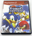 PlayStation 2 Sonic Heroes Greatest Hits (Sega, 2005) CIB Excellent - Mint Disc