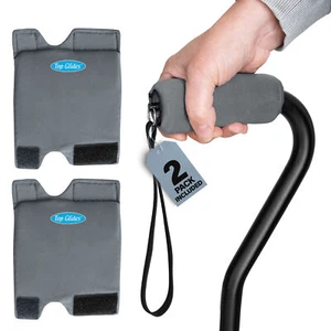 2-Pack Top Glides Cane Grip Covers - Picture 1 of 9