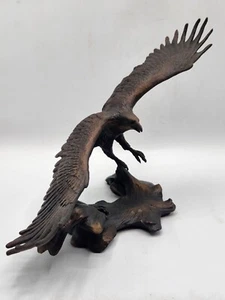 Franklin Mint Winged Majesty - Ronald Van Ruyckevelt - Bronze Eagle in Flight - Bild 1 von 9