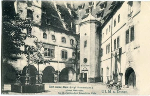 AK ULM /Donau der neue Bau (Kameralamt) um 1908 - Bild 1 von 1