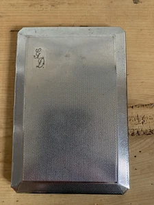 Vintage Antique TALLENT BRAND Metal with a Sprung-Hinge & Clasp Cigarette Case - Picture 1 of 11