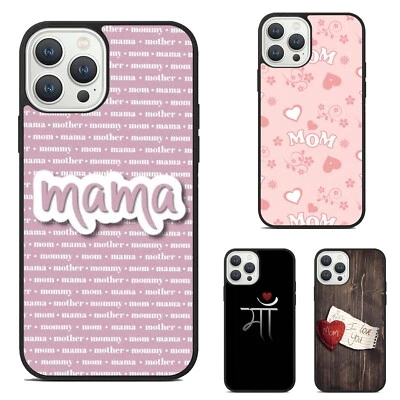 Cubierta antiarañazos I Love You Mom para iPhone SE4 16E 12 13 14 15 16 Pro Max Foto 1 de 4