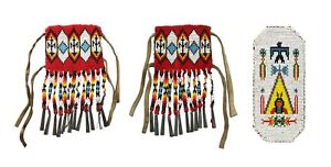 Vintage Native American Beaded Powwow Dance Regalia Pawnee Tribe Okla Tin Bells 