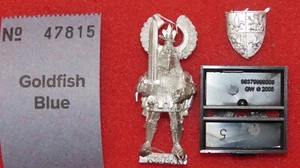 Warhammer Bretonnian Questing Knight on Foot Metal Citadel Games Workshop GW OOP - Picture 1 of 2