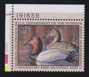 US RW60 $15 Federal Duck Stamp Mint Superb OG NH w/ PSE '98' Cert SMQ $125 (001) - Picture 1 of 3