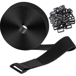Cable Fastening Ties Securing Straps Buckle Fixing Line Management - Afbeelding 1 van 12