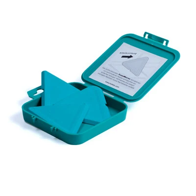 Häfele Silikonabzieher Fugenglätter Fugenmeister 3-teiliges Radiusschablonen Set - Bild 1 von 4