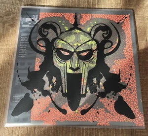 MF DOOM DANGERDOOM The Mouse & The Mask IN HAND Blue Yellow Splatter TTL OBI/800 - Picture 1 of 4