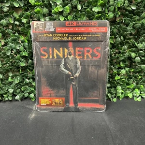 Sinners 4k UHD + Blu-ray + Digital Steelbook Brand New - Imagen 1 de 6