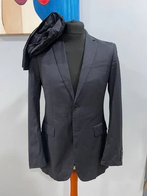 Traje Burberry Londres Hombre Lana Rayas 2 Piezas Talla 48 M Lujo Usado Foto 1 de 4