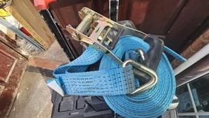 Heavy Duty Delta Ring Ratchet Strap Approx 8m Long - Picture 1 of 2