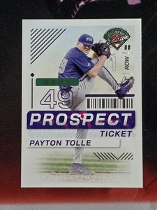 2024 Panini Prospect Edition Baseball Payton Tolle RC #80 - Bild 1 von 2