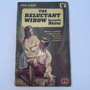 Georgette Heyer, Die widerwillige Witwe Vintage 1962 Pan Cover illustriert von Sheldon - Bild 1 von 6