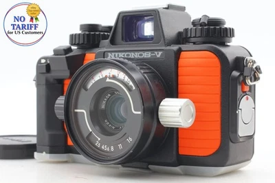 [MINT] Nikon Nikonos V Orange Underwater Film Camera 35mm f/2.5 Lens From JAPAN - Image 1 of 4