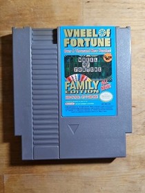 1990 NES, Wheel of Fortune - Family Edition, Tested and Working, Cartridge Only