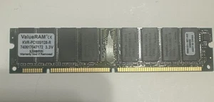 Kingston Memory Upgrade KVR-PC 100/128 -R 128mb 100 MHz SDRAM ValueRAM DIMM - Picture 1 of 2