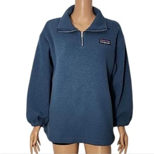 Patagonia blau 3/4" Fleece. Pullover, Langarm.Gr.M Medium - Bild 1 von 12