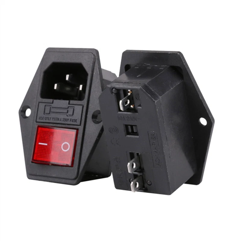 Interruptor de encendido y apagado de entrada de alimentación de 1 pieza con toma de fusible para cinta de correr Superfit 2 en 1 Foto 1 de 1