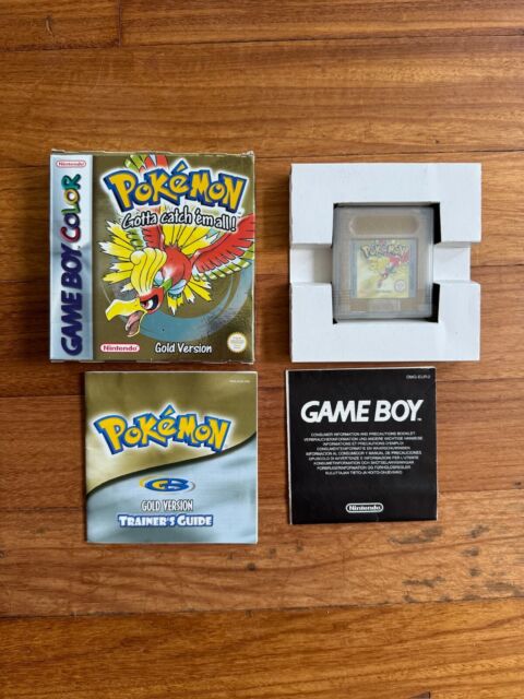 Pokemon GOLD Nintendo Game Boy Color COMPLETE IN BOX (CIB) CGC graded 9.0