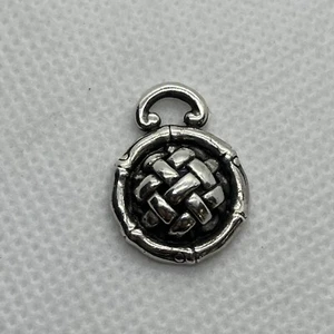 John Hardy Basket Weave Sterling Silver 925 Pendant - Picture 1 of 7