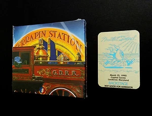 Grateful Dead Terrapin Station Backstage Pass Poster 3 CD Spring 1990 3/15/90 MD - Picture 1 of 12