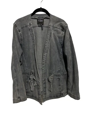Chaqueta Fdj Denim Kimono Estilo Cinturón Talla X-Grande Foto 1 de 4