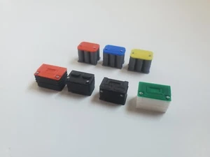 10X Red Yellow Blue Top Battery 1/24 1/25 Scale Model Car RC Crawler Garage Shop - Picture 1 of 9