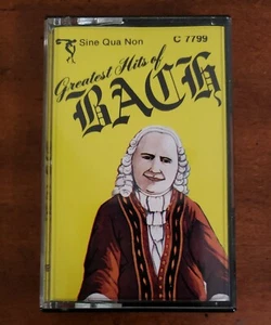 SINE QUA NON GREATEST HITS OF BACH AUDIOCASSETTE 1983 C7799 NEAR MINT - Picture 1 of 3