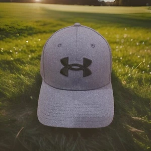 Under Armour Mütze Herren tailliert UA Blitzing bestickt Midnight Navy schwarz M/L - Bild 1 von 3