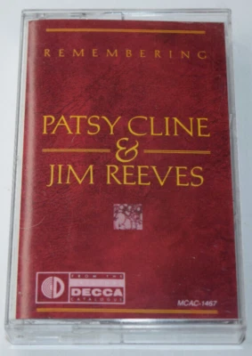 Remembering by Patsy Cline and Jim Reeves Audio Cassette Tape - Image 1 of 4