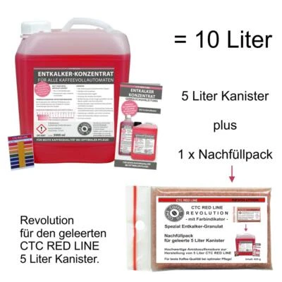 SAECO Decalcificante concentrato 10 L tutte le macchine da caffè AZIONE CONTRO I RIFIUTI PLASTICI