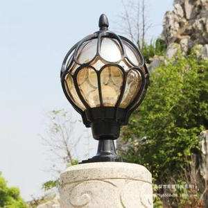 Outdoor Pillar Lights Garden Gate Post Lights Yard Pillar Lamp Home Post Light - Picture 1 of 8