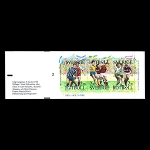 Sweden 1988 - Football Soccer BOOKLET - Sc 11708b MNH - Picture 1 of 2
