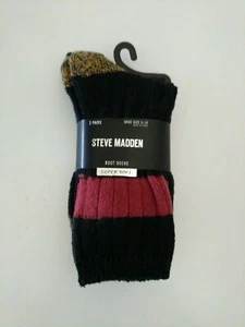 STEVE MADDEN Womens 2  Pairs Boots Shoe Size 5-10 - Picture 1 of 2