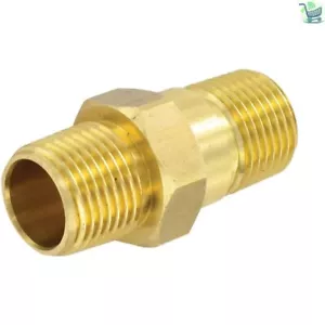 Zuverlässiges 1/2" MPT x MPT Messing Rückschlagventil - Ideal für Wohnmobil- und Plumpbedarf - Bild 1 von 2