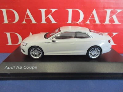Die cast 1/43 Modellino Auto Audi A5 Coupe Bianca 2016 by Spark - Immagine 1 di 4