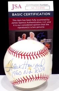 FRANK HOWARD Signed "1960 N.L. R.O.Y." Autograph MLB Baseball Dodgers JSA 💎 COA - Picture 1 of 7
