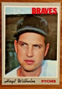 1970 Topps #17 Hoyt Wilhelm Atlanta Braves - Picture 1 of 2