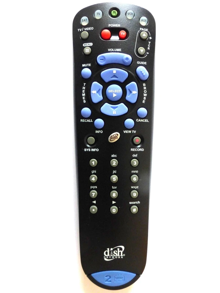 New ECHOSTAR TECHNOLOGIES DISH NETWORK SATELLITE RECEIVER REMOTE 4.0 IR/UHF PRO - Image 1 of 1