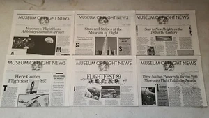Museum of Flight News Magazine, Seattle - 1989 - Vol 11 - 6 Issues, Full Year - Picture 1 of 4